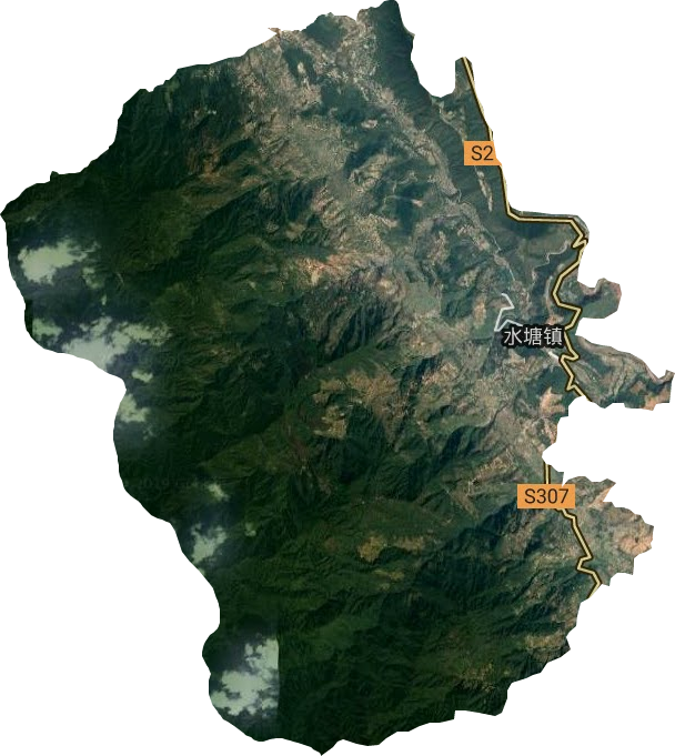 水塘镇卫星图