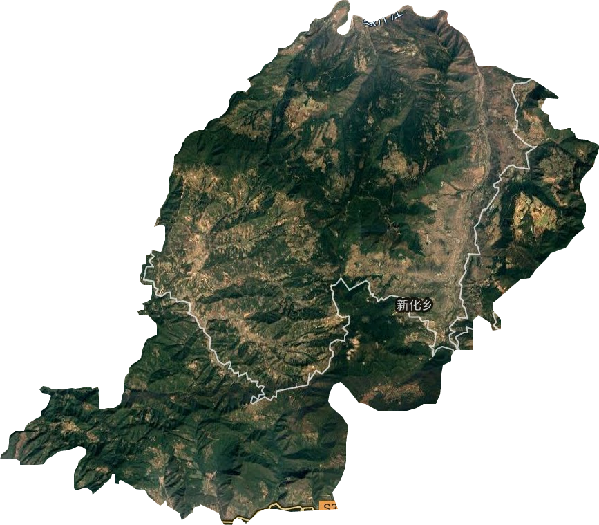 新化乡卫星图