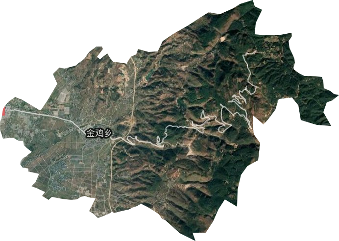 金鸡乡卫星图