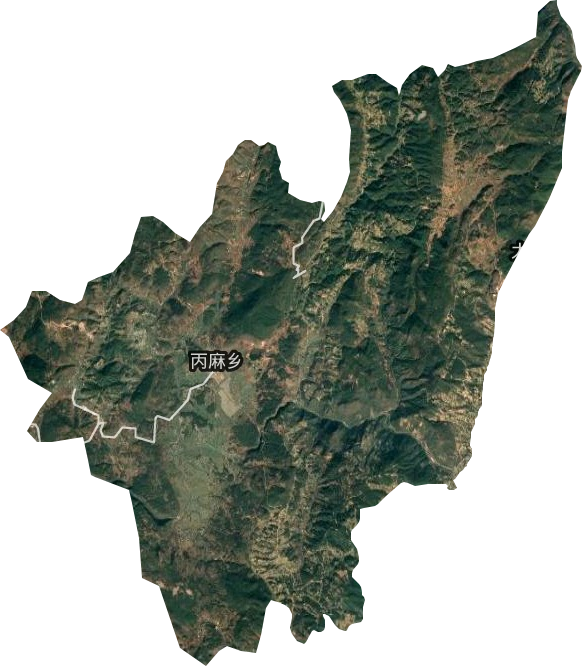 丙麻乡卫星图