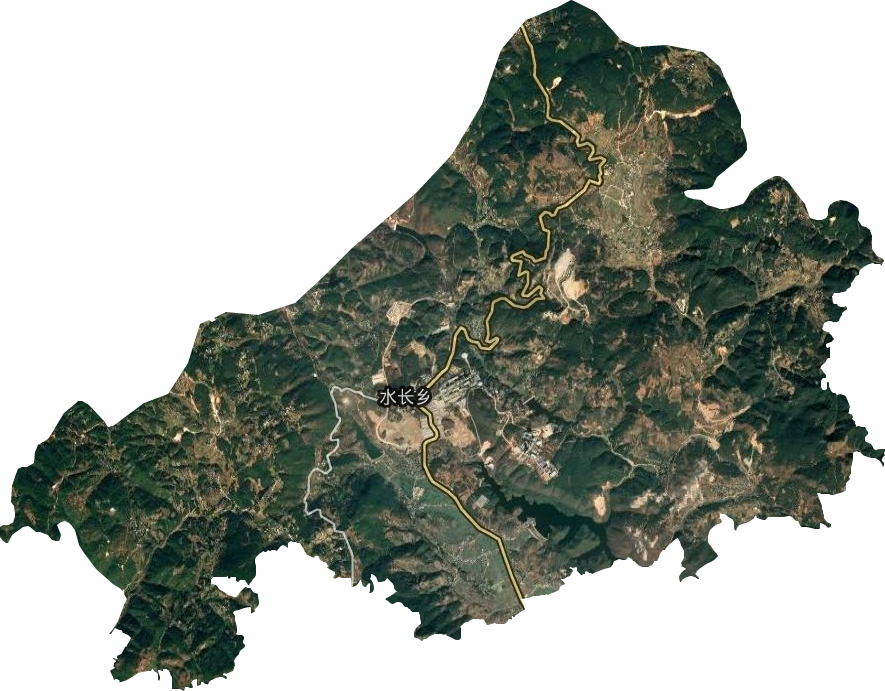 水长乡卫星图
