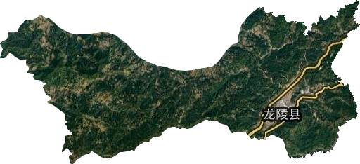 龙山镇卫星图