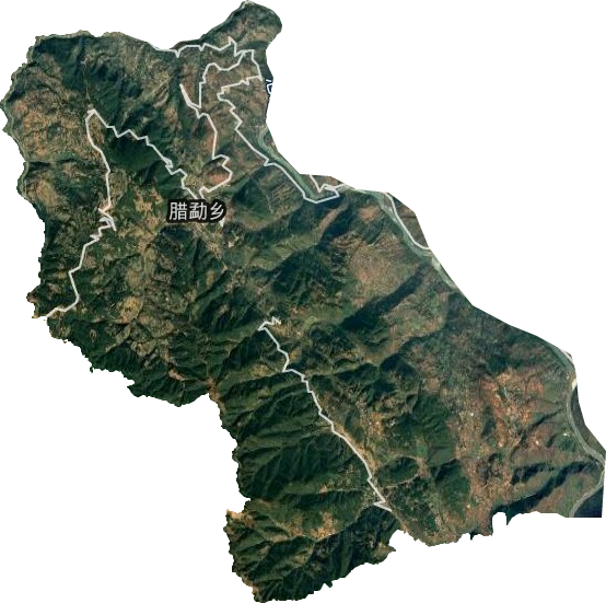 腊勐乡卫星图