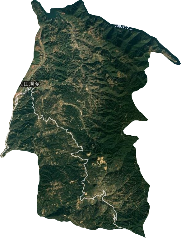 大田坝乡卫星图
