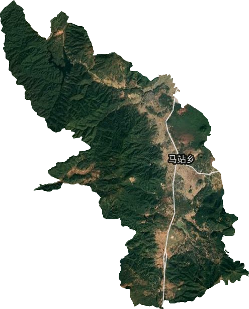 马站乡卫星图