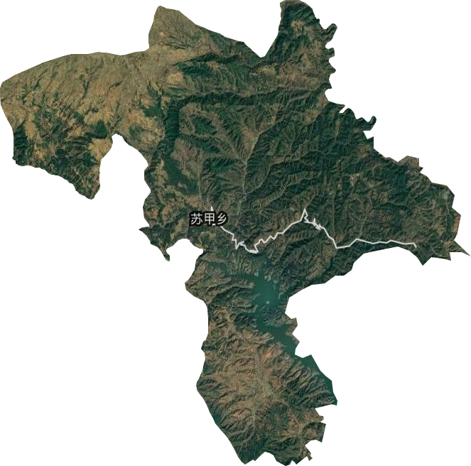苏甲乡卫星图