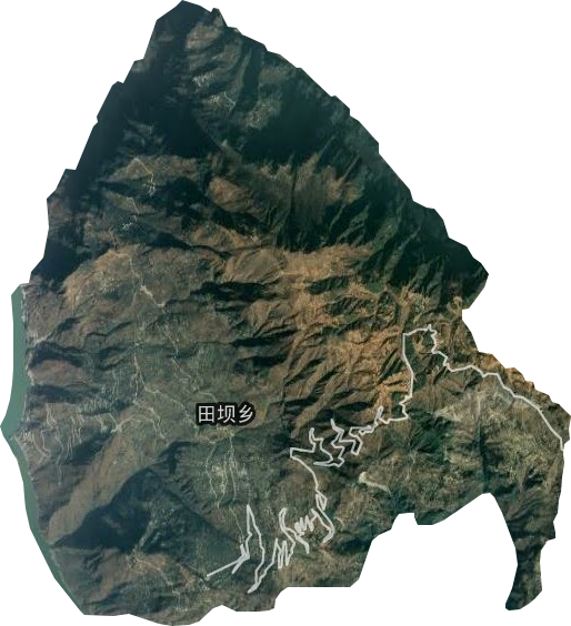 田坝乡卫星图