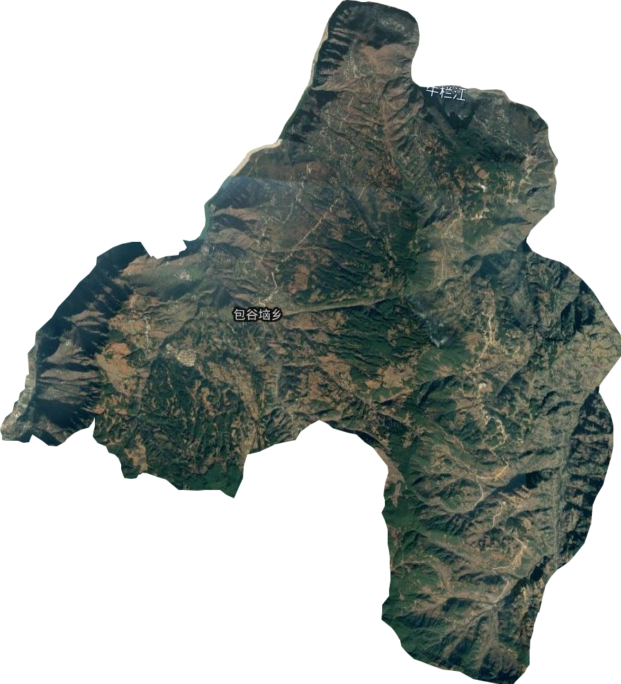 包谷垴乡卫星图