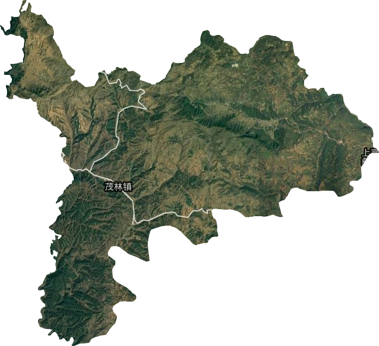 茂林镇卫星图
