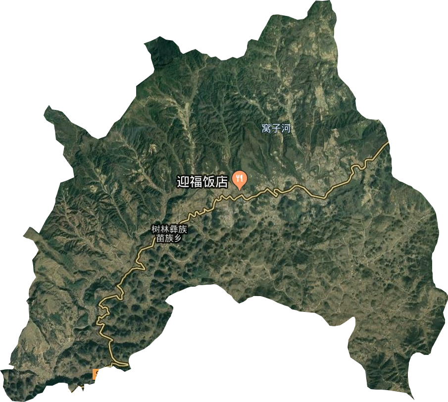 树林彝族苗族乡卫星图
