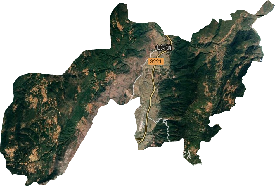 七河镇卫星图