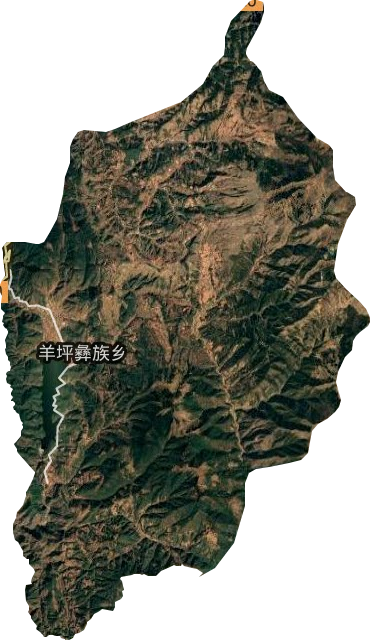 羊坪彝族乡卫星图