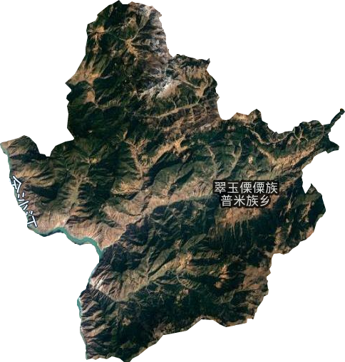 翠玉傈僳族普米族乡卫星图