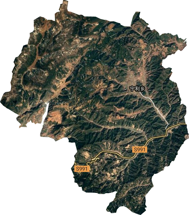 宁利乡卫星图