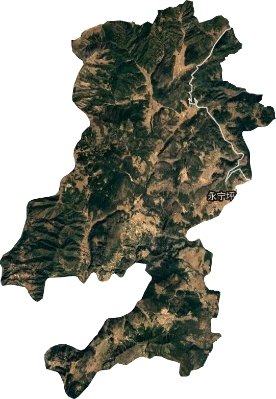 永宁坪乡卫星图