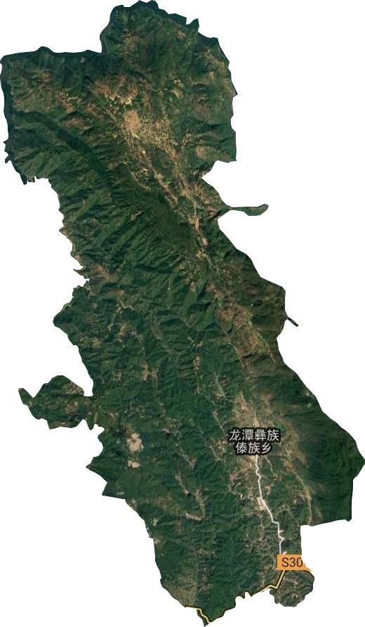 龙潭彝族傣族乡卫星图