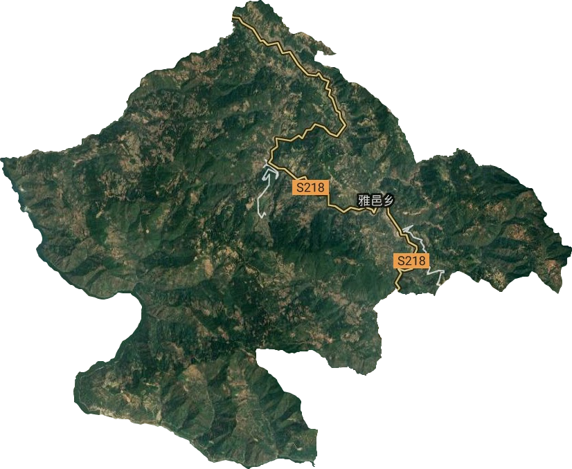 雅邑镇卫星图