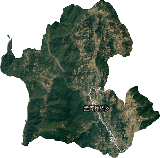 孟弄彝族乡卫星图