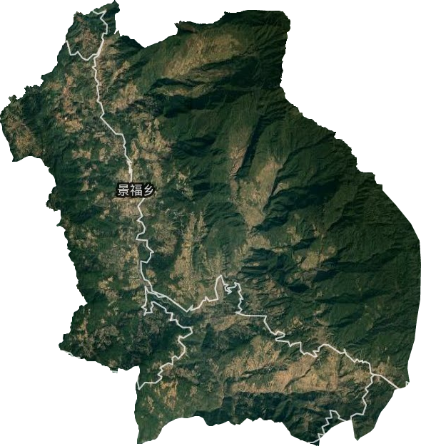 景福镇卫星图