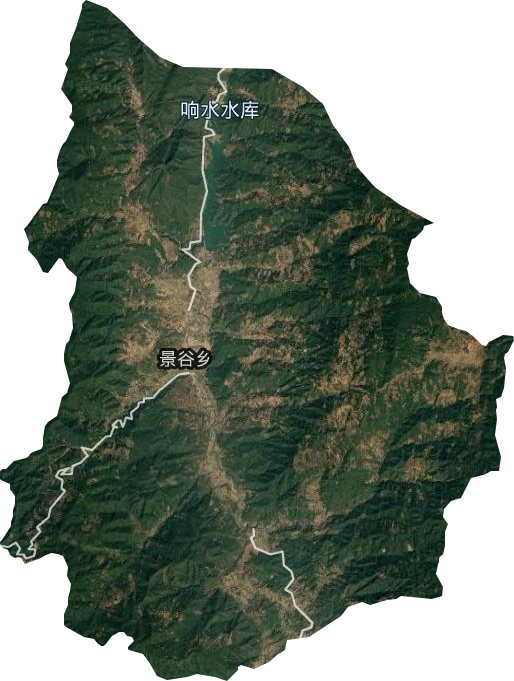 景谷镇卫星图