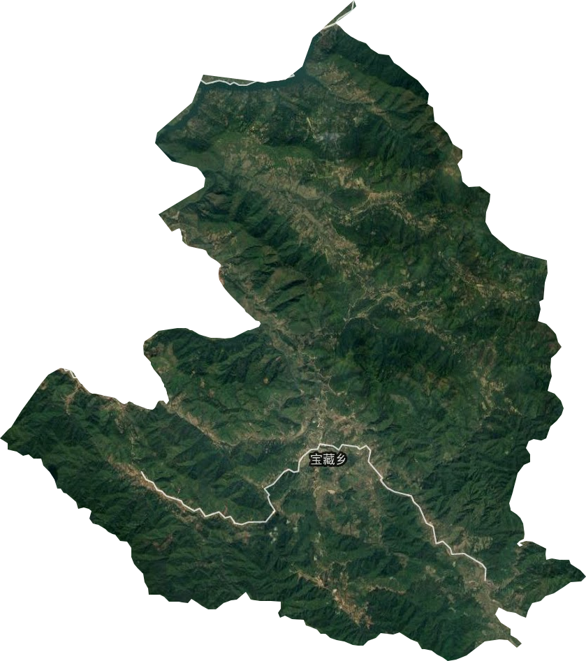 宝藏乡卫星图