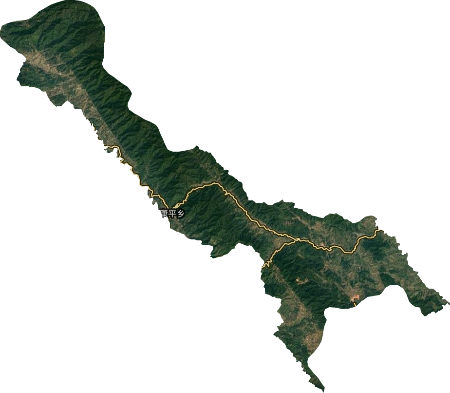 康平乡卫星图