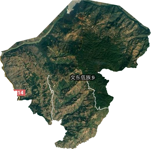 文东佤族乡卫星图