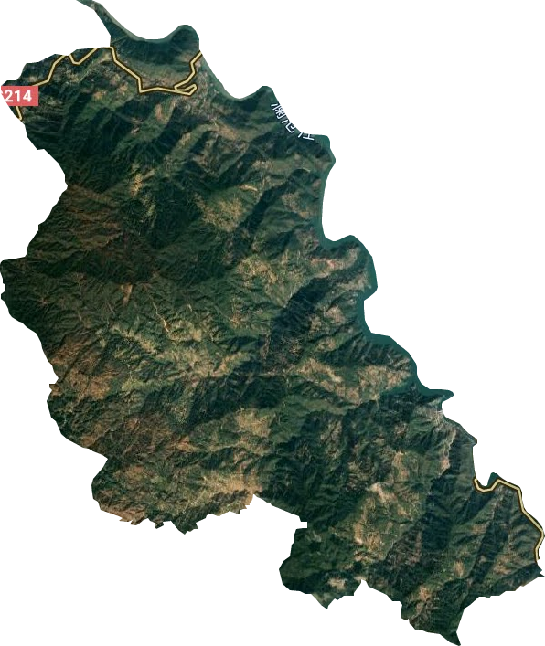 漫湾镇卫星图