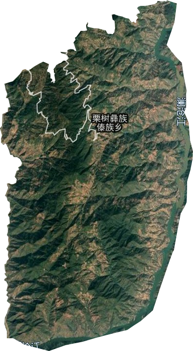 栗树乡卫星图