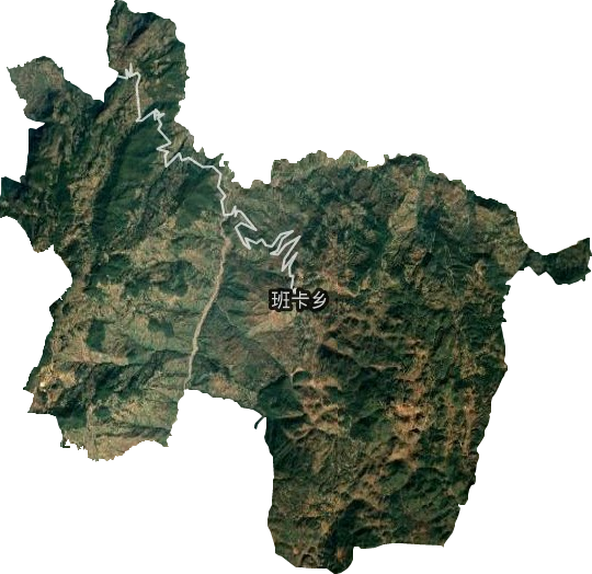班卡乡卫星图