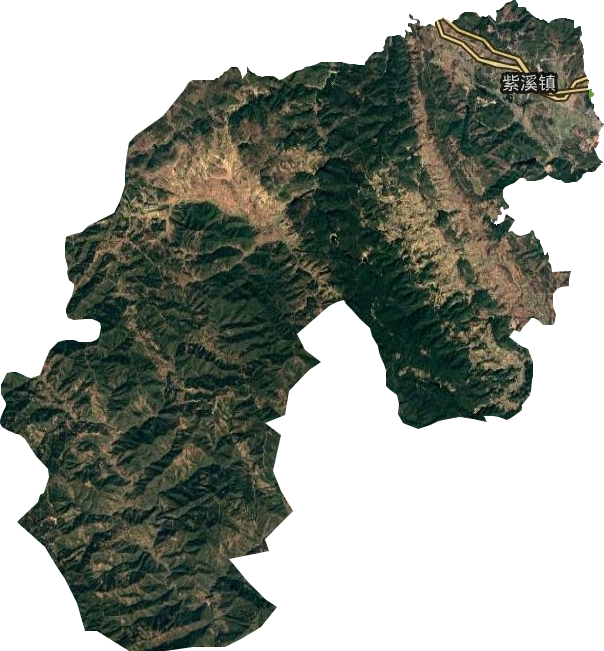 紫溪镇卫星图
