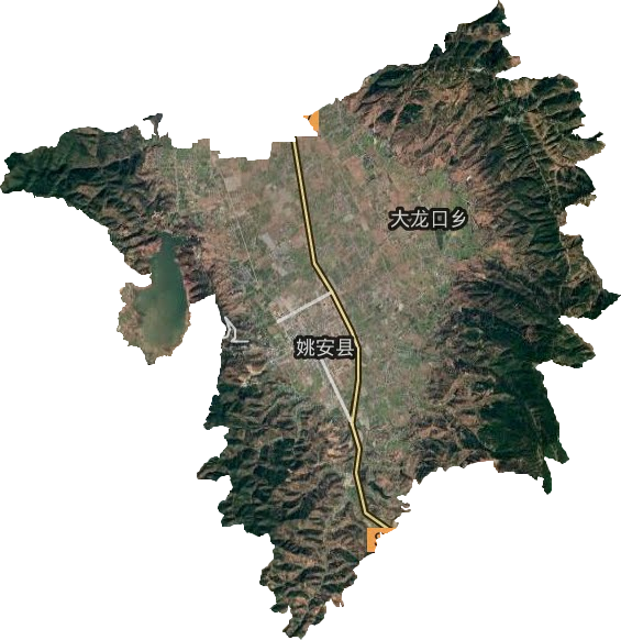 栋川镇卫星图