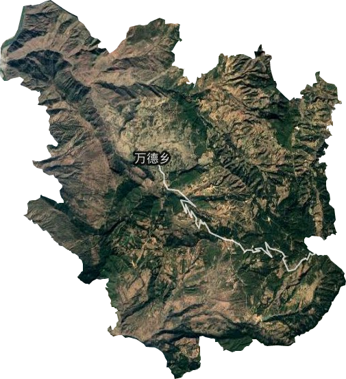 万德乡卫星图