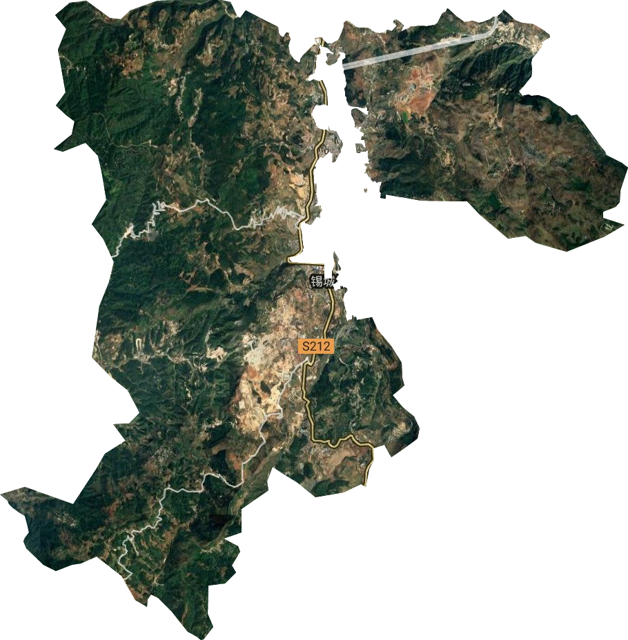 锡城镇卫星图