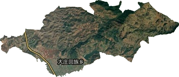 大庄回族乡卫星图