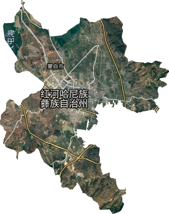 文澜镇卫星图