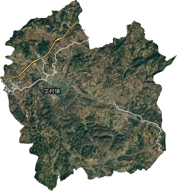 芷村镇卫星图
