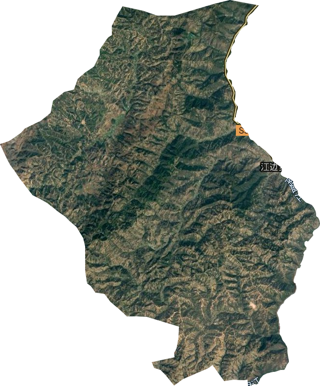 江边乡卫星图