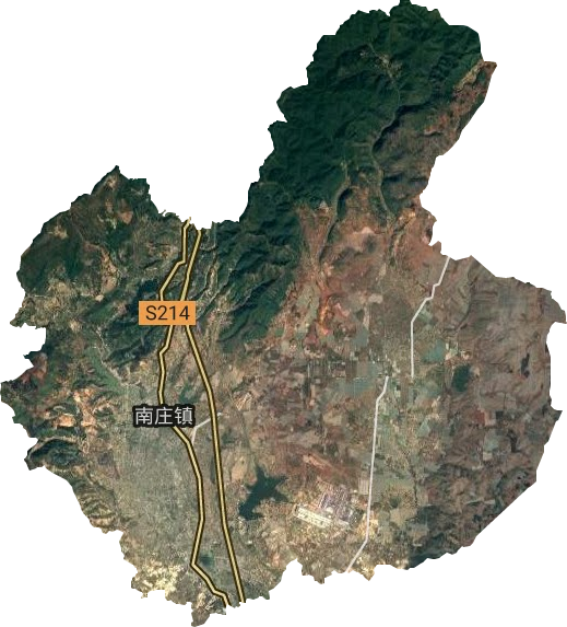 南庄镇卫星图