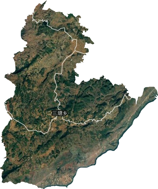 三塘乡卫星图