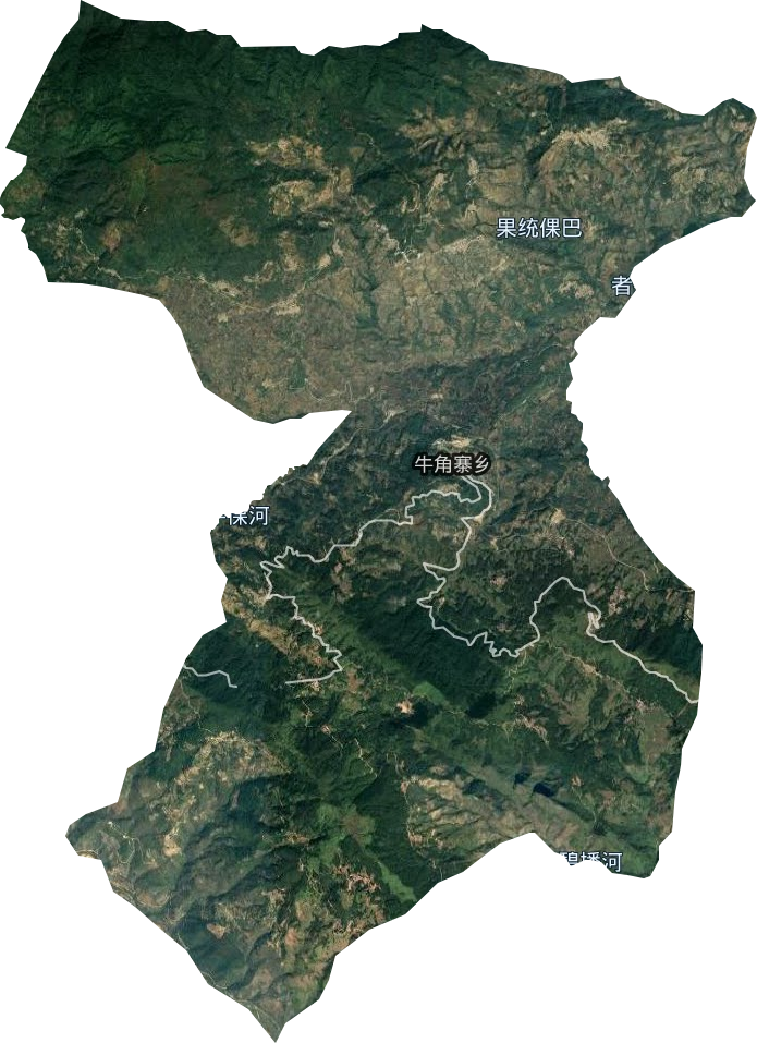 牛角寨乡卫星图