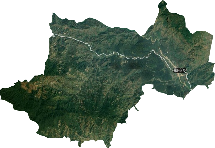 勐拉乡卫星图