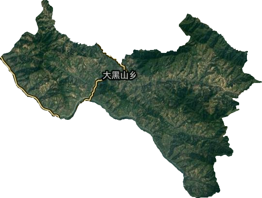 大黑山乡卫星图
