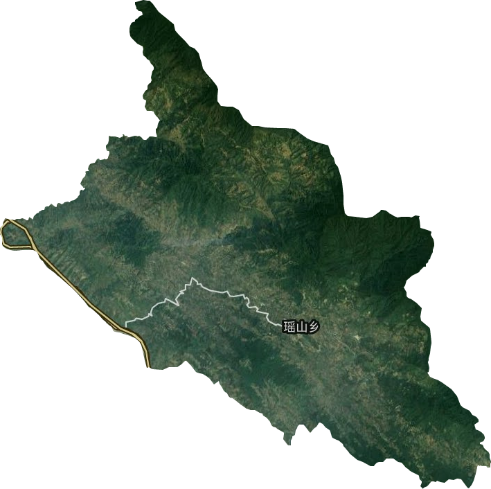 瑶山乡卫星图