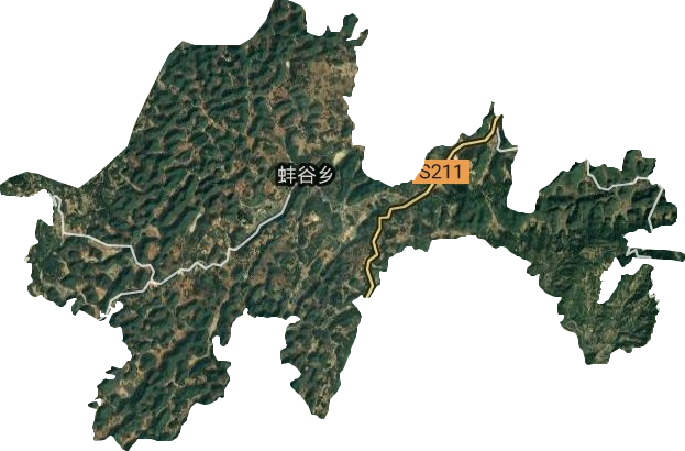 蚌谷乡卫星图