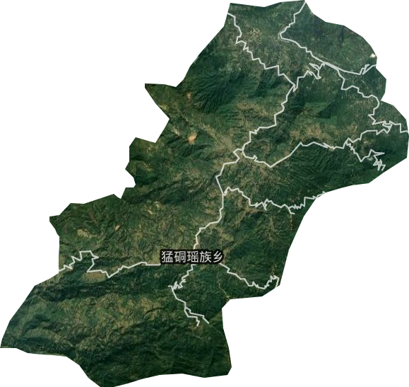 猛硐瑶族乡卫星图
