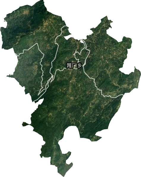 篾厂乡卫星图
