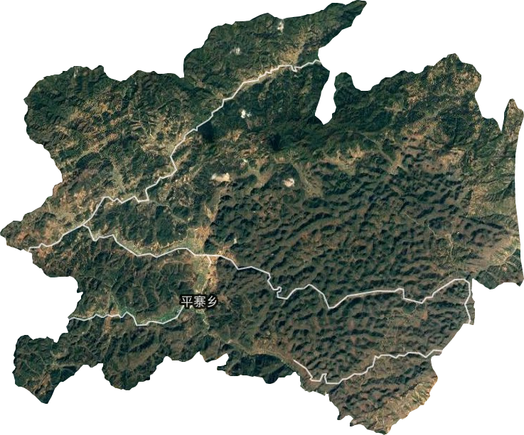 平寨乡卫星图