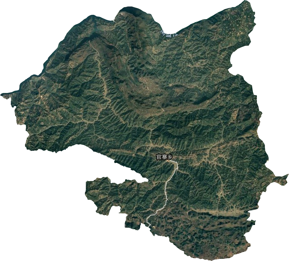 官寨乡卫星图