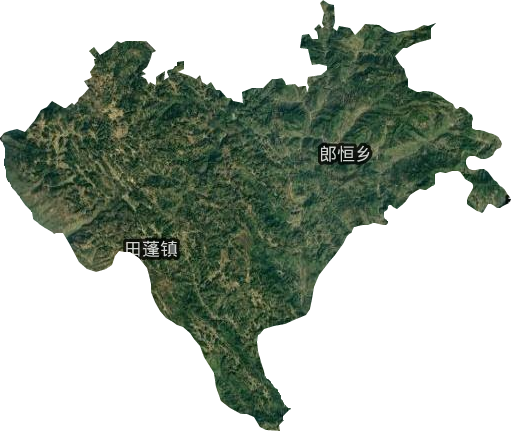 田蓬镇卫星图